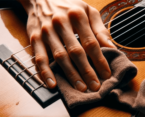 mantenimiento de guitarra Conde