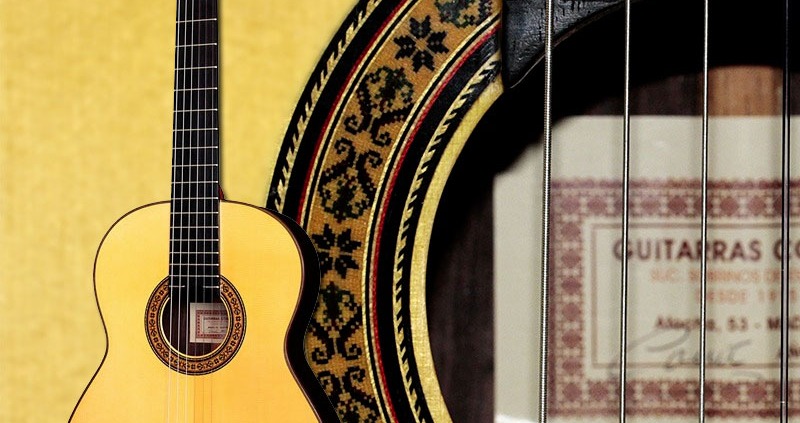 guitarra flamenca de alta calidad