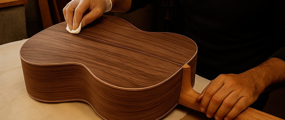 madera en el sonido de la guitarra flamenca