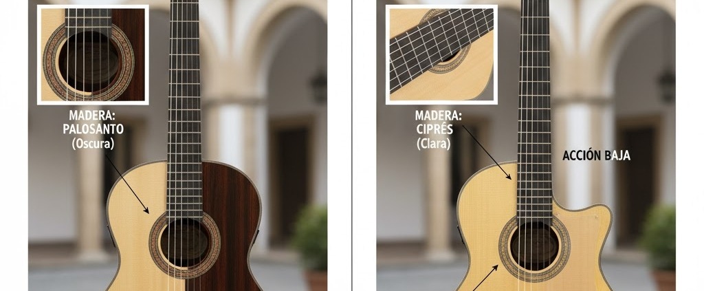 guitarra de concierto y de acompañamiento
