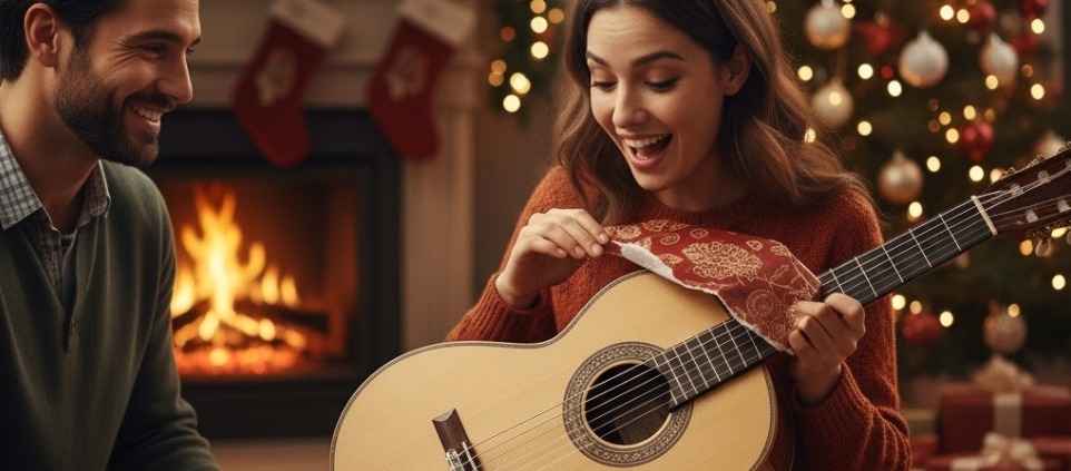 regalar guitarra flamenca Navidad