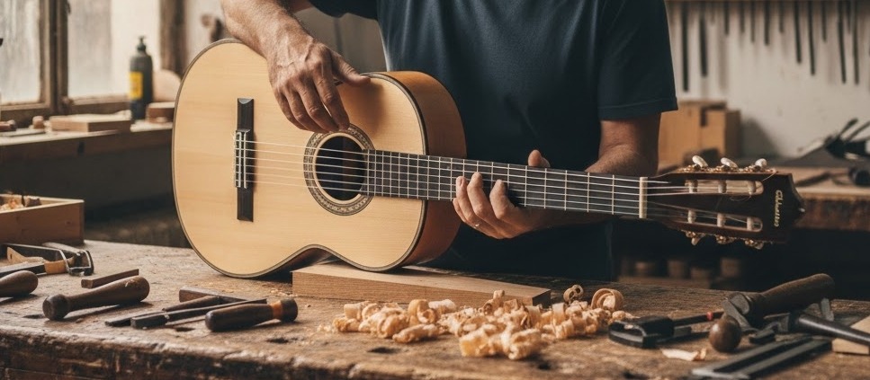 guitarra flamenca artesanal