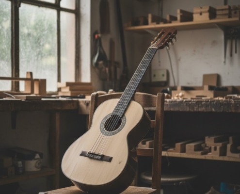 guitarras flamencas de estudio
