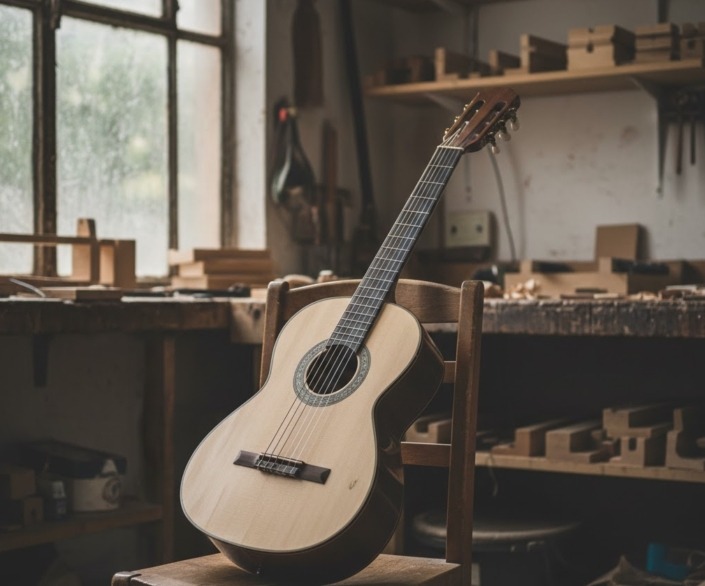 guitarras flamencas de estudio