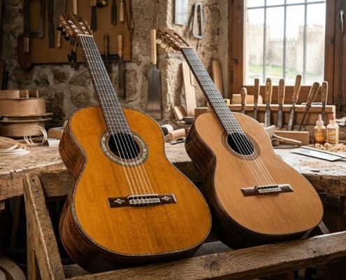 diferencia guitarras 1000€ vs 5000€