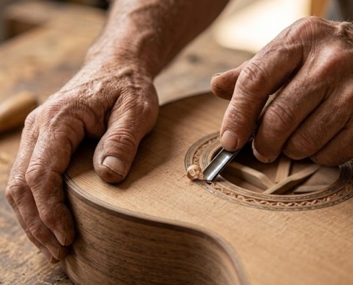 cuánto tarda en hacerse una guitarra