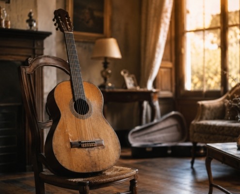 cómo envejece una guitarra