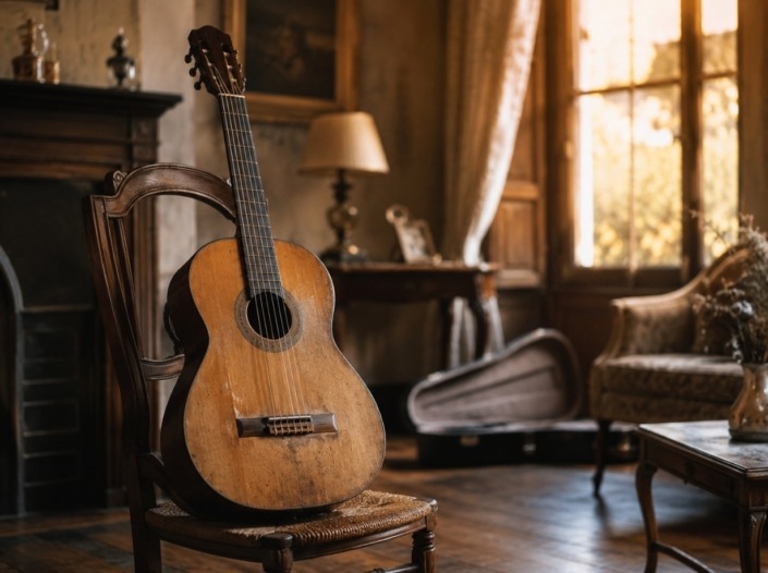 cómo envejece una guitarra