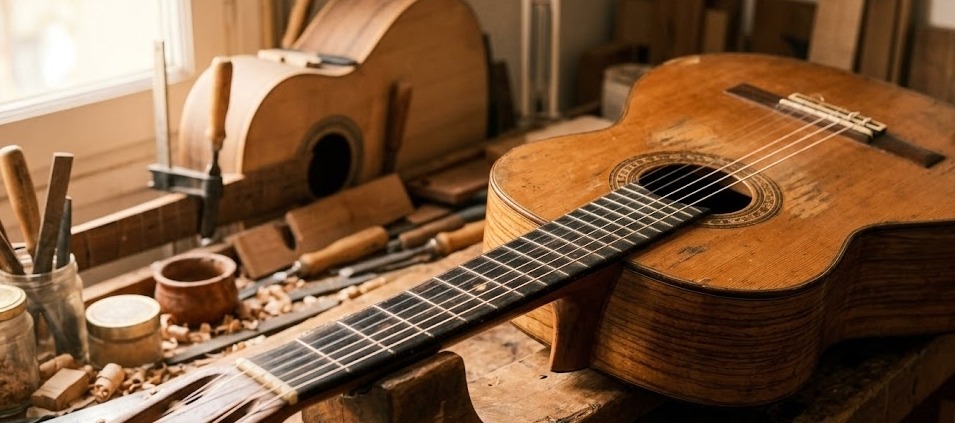 cómo envejece una guitarra