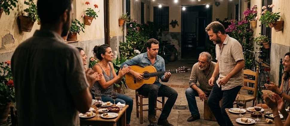guitarra flamenca en verano