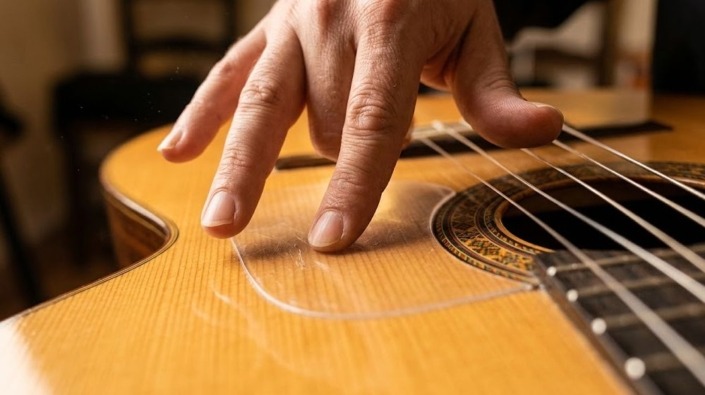 Tapa armónica golpe flamenco